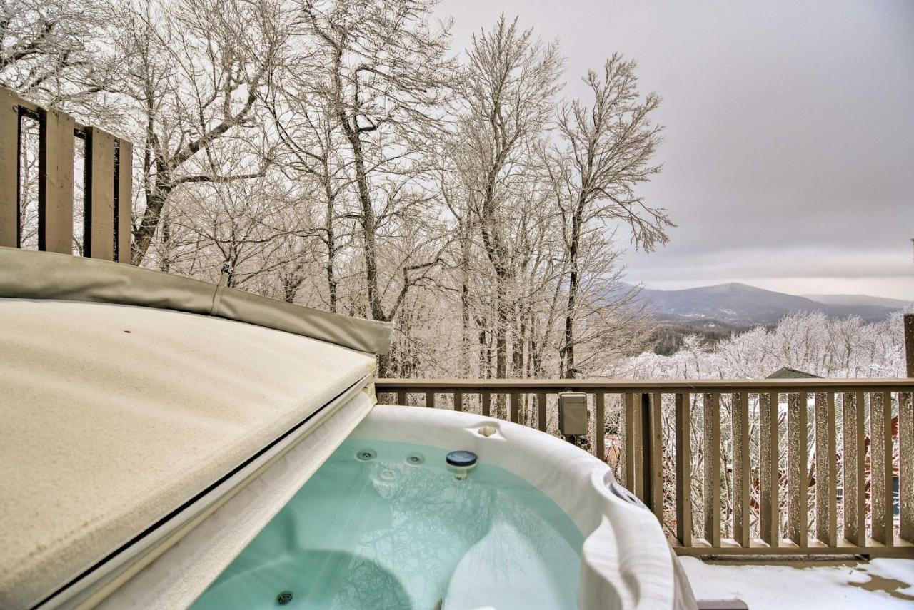 Cabin With Hot Tub And Mountain Views Less Than 5 Mi To Boone Blowing Rock Exterior foto