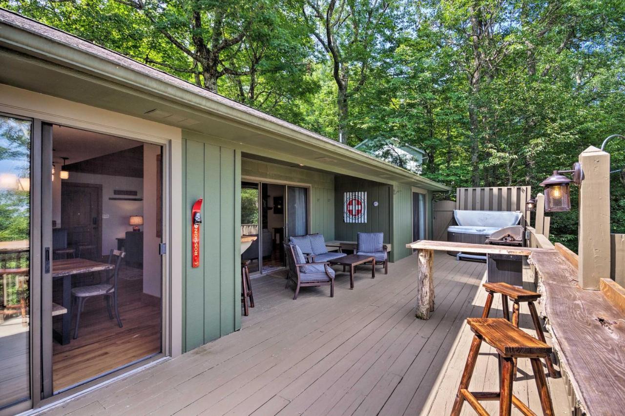 Cabin With Hot Tub And Mountain Views Less Than 5 Mi To Boone Blowing Rock Exterior foto
