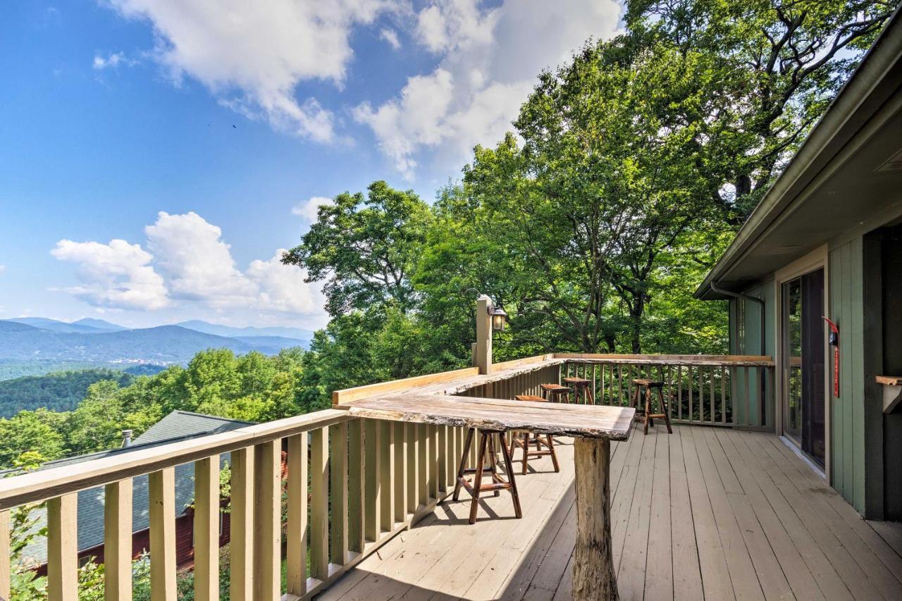 Cabin With Hot Tub And Mountain Views Less Than 5 Mi To Boone Blowing Rock Exterior foto